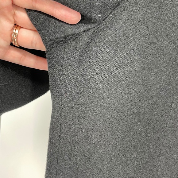 Vintage Camel Hair Blazer‎ Mens Black Classic Business Casual Coat Jacket - Picture 8 of 8